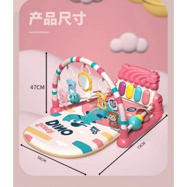 New Baby Activity Gym Music Rack Play Mat Kid Rug Puzzle Carpet Piano Keyboard Infant Playmat Crawling Game Pad Baby Toy Gift