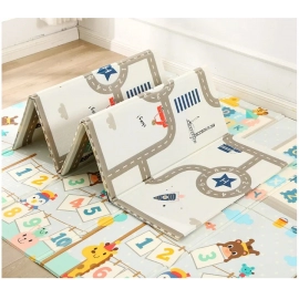 New Baby Play Mats Activities Mat For Baby Game Mat Waterproof Children's Rug Mother Kids Crawling Play Mats Folding Soft Carpet