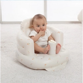 Baby Seat Sofa Bathroom Stool Infant Resting Inflatable Armchair PVC Portable Puffs Sofa Children Beach Chair Baby Eating Chair