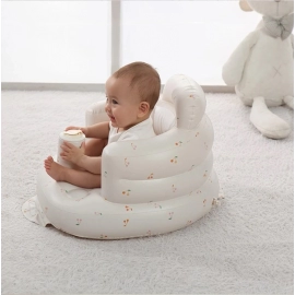 Baby Seat Sofa Bathroom Stool Infant Resting Inflatable Armchair PVC Portable Puffs Sofa Children Beach Chair Baby Eating Chair