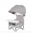 baby dining chair with Awning portable Feeding Baby chair with Tray for camping Beach Adjustable Sunshade cover baby Seat