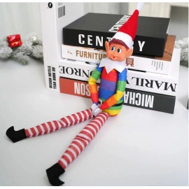 Christmas Elf Doll New Bookshelf Fairy Doll Christmas Doll Accessories Desk Ornaments Home Decorations