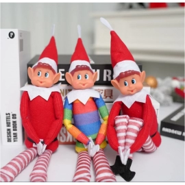 Christmas Elf Doll New Bookshelf Fairy Doll Christmas Doll Accessories Desk Ornaments Home Decorations