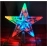 15CM LED Transparent Five-pointed Star Merry Christmas Tree Toppers Cristmas Decorations for Home Xmas Ornaments 
