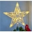 15CM LED Transparent Five-pointed Star Merry Christmas Tree Toppers Cristmas Decorations for Home Xmas Ornaments 