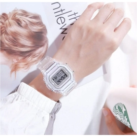 Electronic Watches for Women Men Rose Gold Silicon..